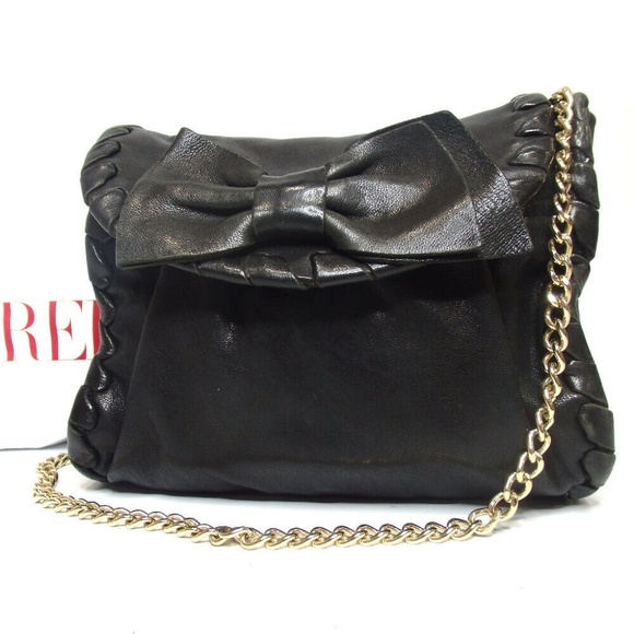 RED Valentino Handbags - RED VALENTINO Ribbon Chain Shoulder Bag(SOLD)